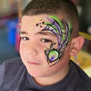 Spider Face Paint