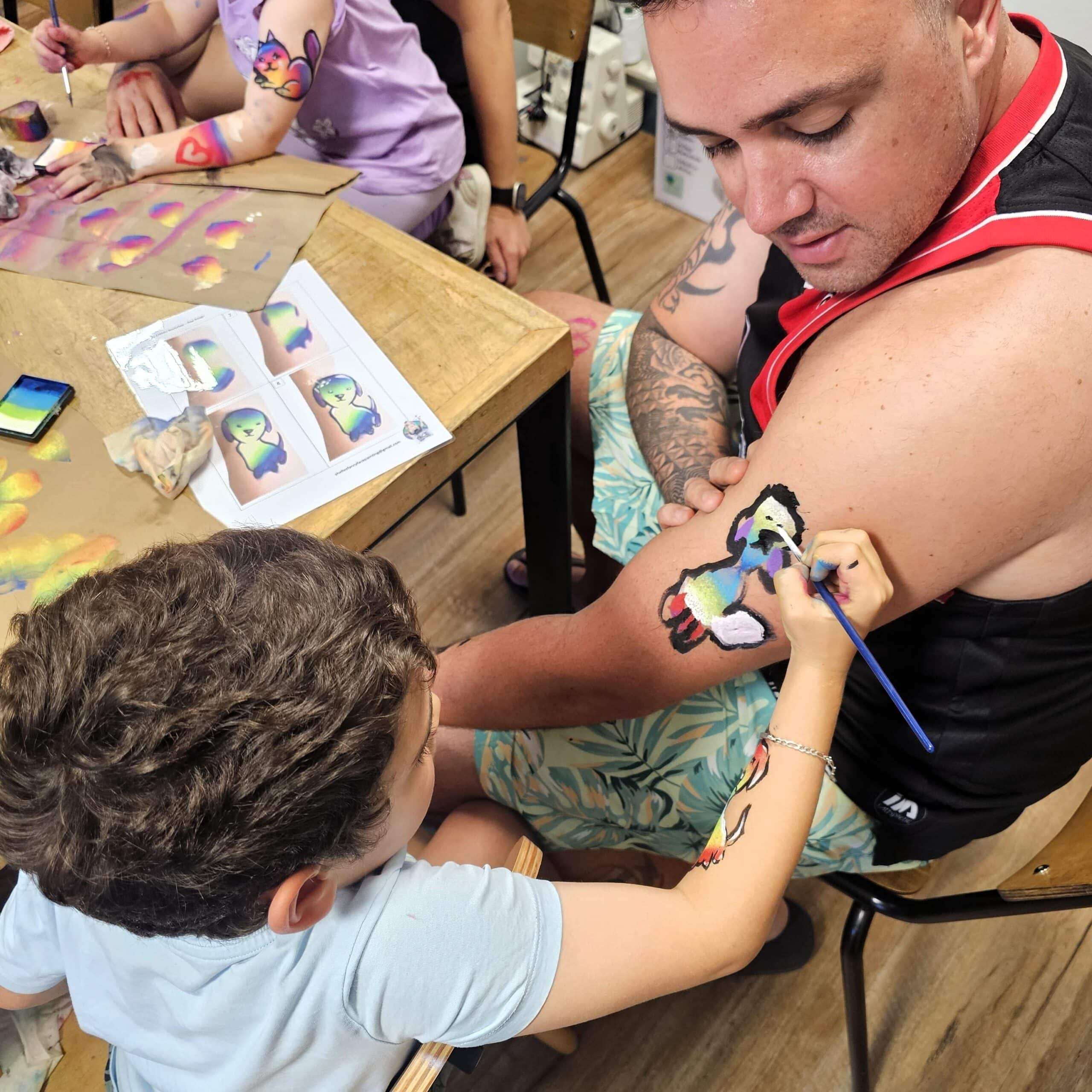 Kids face painting workshops