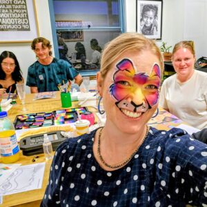 Adult face painting workshop
